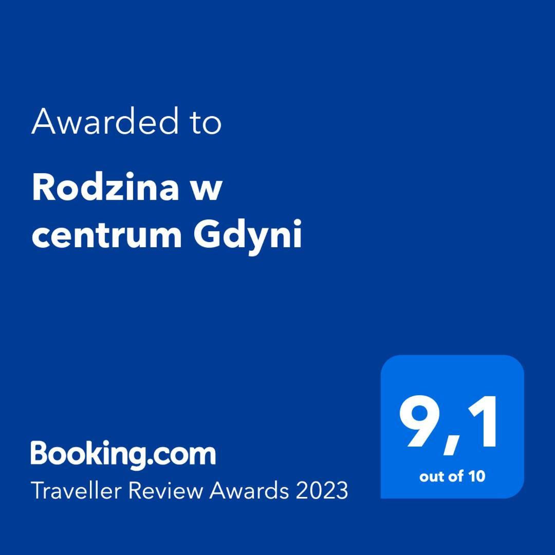 Rodzina W Centrum Gdyni Lejlighed Gdynia Eksteriør billede